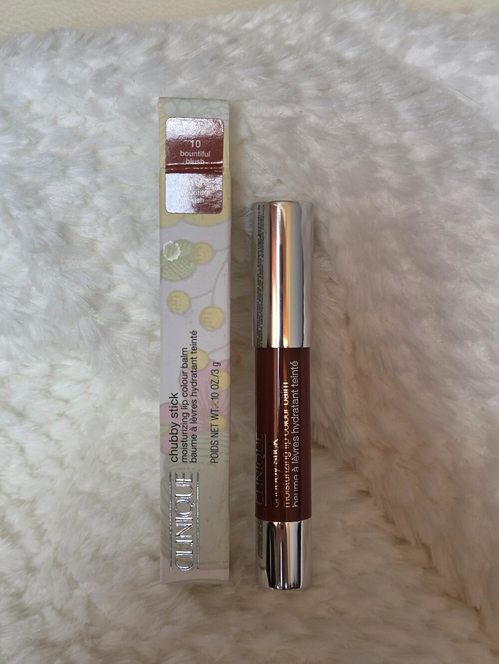 Clinique Chubby Stick Moisturizing Lip Colour Balm —10  Bountiful Blush -
